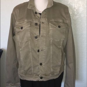 Calvin Klein Jean jacket, Bust: 21”, Length 22”